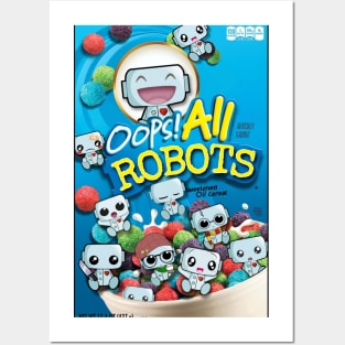 Oops! ALL Robots Posters and Art